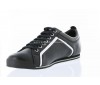 chaussure calvin klein walt action leather metal calf pat black silver london o10226 bsl