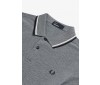 Fred Perry Twin Tipped Fred Perry Shirt Carbon Blu Swoxf M3600 H33
