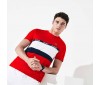 T-shirt Lacoste TH8427 YY2 RED WHITE NAVY BLUE