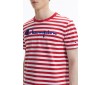 T-shirt Champion Europe crewneck stripe 212972 s19 RM005 HTR WHT