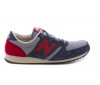 Chaussures New Balance U420 D bleu et rouge.