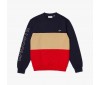 Sweatshirt Lacoste SH6904 1FE Navy Blue Viennese Red