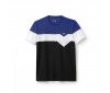 T-shirt Lacoste TH8001 RLL OCEAN WHITE BLACK