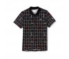 Polo Lacoste YH6454 HRM BLACK WHITE RED MARINO