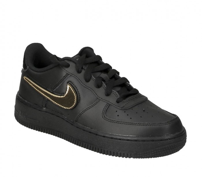 junior nike air force 1 black and white