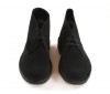 Chaussures Clarks originals Desert Boots en daim noir pour homme.