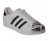 Adidas Superstar metal toe w white black silver BB5114