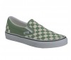 Basket Vans Classic slip-on Checkerboard Shale Green true white VN0A33TB43B1