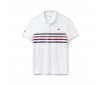 Polo Lacoste DH3138 PSF WHITE BLACK RED MARINO