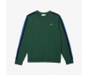 Sweatshirt Lacoste SH1556 DJ9 Vert Argent Chine Ultrama