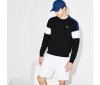 Sweatshirt SH9509 FQ8 noir encrier blanc