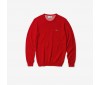 Pull Lacoste AH3467 azc rouge farine rouge