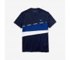 T-shirt Lacoste TH8427 F3X NAVY BLUE OCEAN WHITE