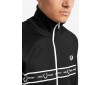 Fred Perry taped chest track jacket black J7501 102 
