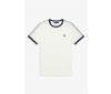 T-shirt Fred Perry Taped Ringer Snow White M6347 B34
