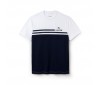 T-shirt Lacoste TH3342 522 WHITE NAVY BLUE