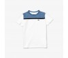 T-shirt junior Lacoste TJ5386 9YM Blanc Neottia Noir