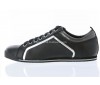 chaussure calvin klein walt action leather metal calf pat black silver london o10226 bsl