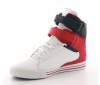 Chaussure Supra Society TERRY KENNEDY blanc, rouge et bleu..