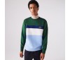 Sweatshirt Lacoste SH2175 96Y Bleu Blanc Bleu Vert