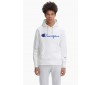 Sweatshirt Champion Europe hooded  big logo 212574 S19 WW001 WHT blanc