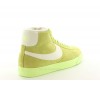 Basket Nike blazer mi haute vert fluo et jaune.