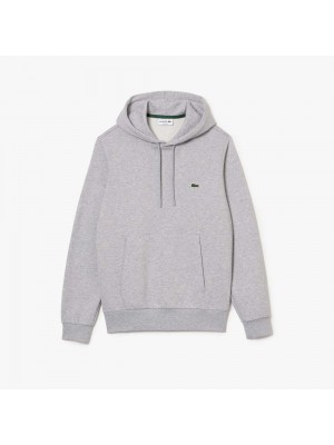 Sweatshirt à capuche Lacoste SH9623 CCA gris chiné