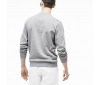 Sweatshirt Lacoste col rond uni sh6365 cca gris chiné.