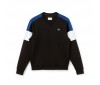 Sweatshirt SH9509 FQ8 noir encrier blanc