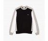Sweatshirt Lacoste SH1299 EQD Black Silver Chine White