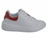 Basket Dame Guess Bradly White Red Fl6Brd Ele12 Whire