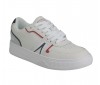 Basket Lacoste L001 0321 1 SMA Wht Nvy Red leather 7 42SMA0092407